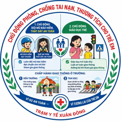 Chủ động phòng, chống tai nạn, thương tích cho trẻ em