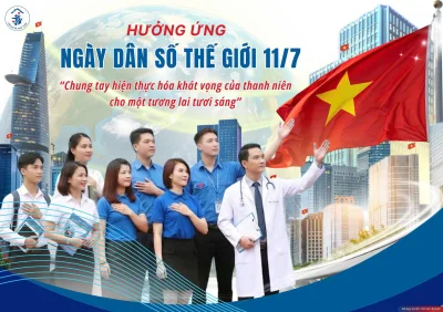 HƯỞNG ỨNG NGÀY DÂN SỐ THẾ GIỚI 11/7/2026 Chủ đề: “Chung tay hiện thực hóa khát vọng của thanh niên cho một tương lai tươi sáng.”